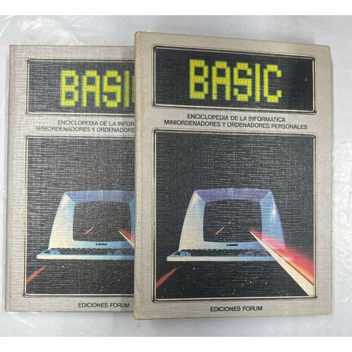 Basic : enciclopedia de la informática. Miniordenadores y ordenadores personales. 2 Tomos.